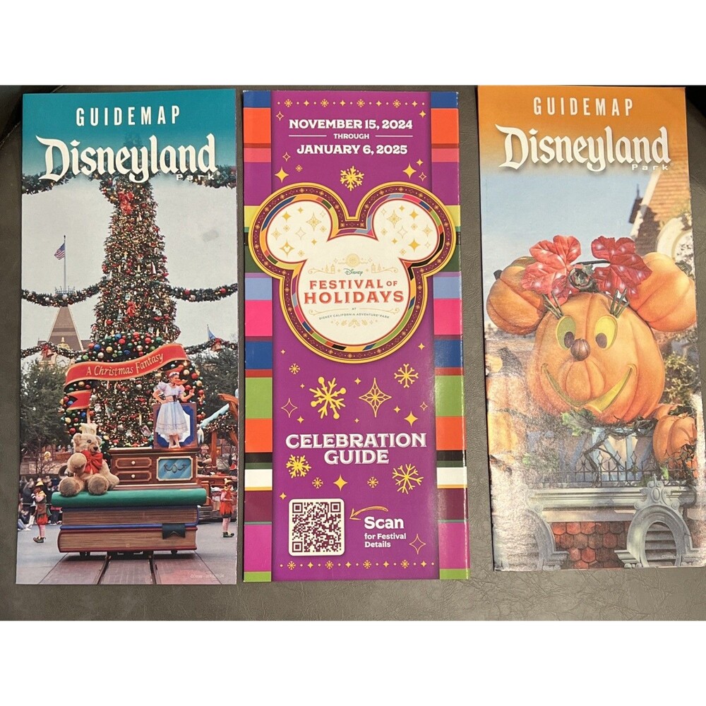 Disneyland Resort 2024 Holiday Season 3 Guide Maps Halloween Christas DCA Fest